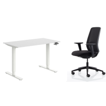 UNICA bureau handspindel + bureaustoel