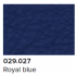 Fijn leder royal blue